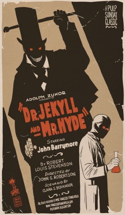 Dr Jekyll And Mr Hyde Poster Artwork By Francesco Francavilla Movie