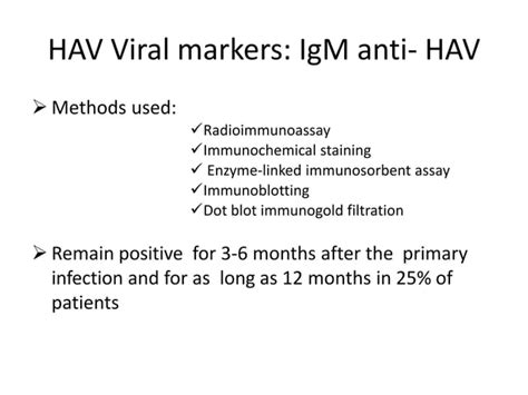 Viral markers