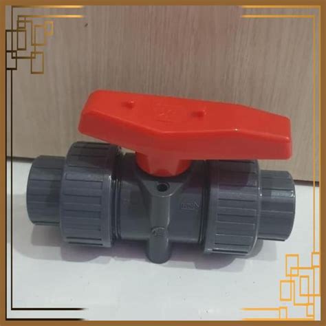 Jual Double Union Ball Valve Pvc 2 Kdj Ballvalve Watermur Pvc 2 Kdj