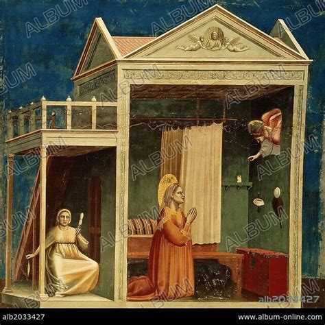 GIOTTO DI BONDONE Giotto The Annunciation To Saint Anne 1303 1310