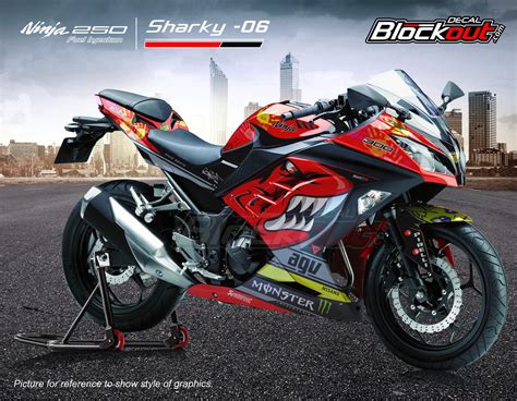 Modifikasi Motor Ninja 250 Fi Warna Merah Ide Perpaduan Warna