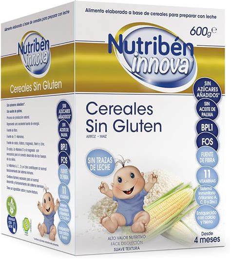 Nutribén Papillas Innova Cereales Sin Gluten Desde Los 4 Meses 600 gr