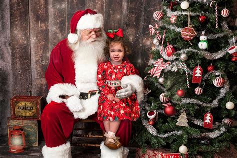 Santa Digital Backdrop Christmas Scene Christmas Digital Download