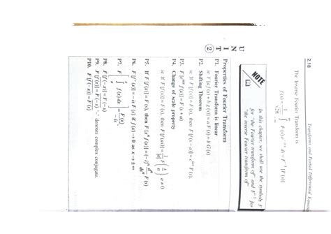 Solution Properties Of Fourier Transform Studypool