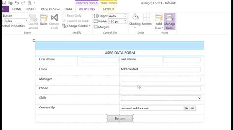 How To Create Form In Infopath 2013 Form For Sharepoint How To Edits Infopath Form Youtube