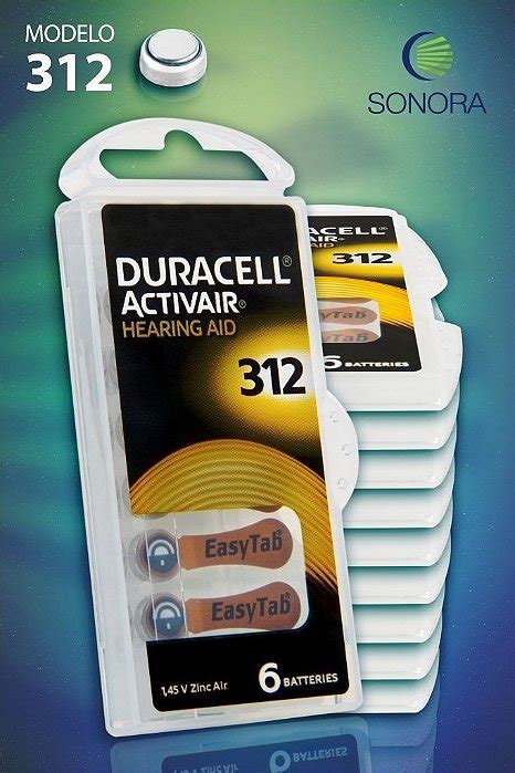 Duracell Activair Pr Cartelas Baterias Para Aparelho