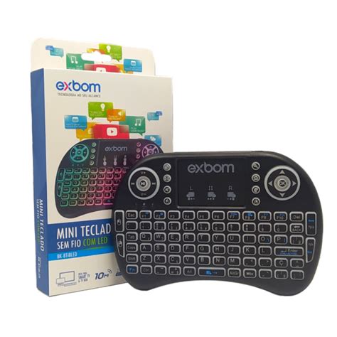 Jonh Variedades Eletr Nicos E Acess Rios Mini Teclado Led Bluetooth