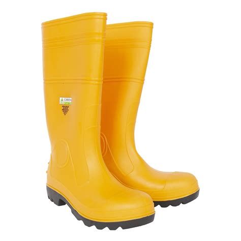 Safety Products Inc Pvc Boot Yellow