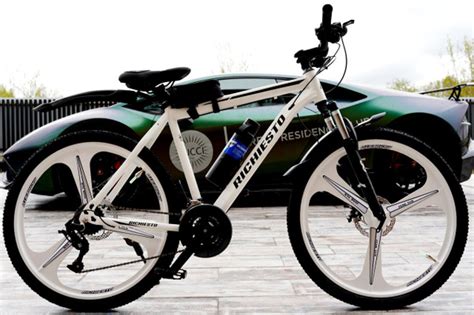 Велосипед горный RICHIESTO 26" колёса 3 луча Алюминиевые литые диски ...