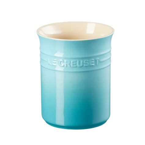 Porta Utensilios L Classic Azul Caribe Le Creuset Cookstore