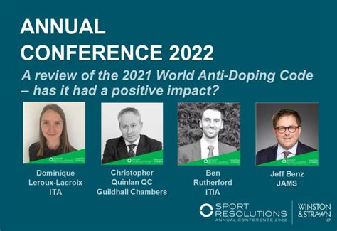 A Review Of The World Anti Doping Code Has It Had A Positive