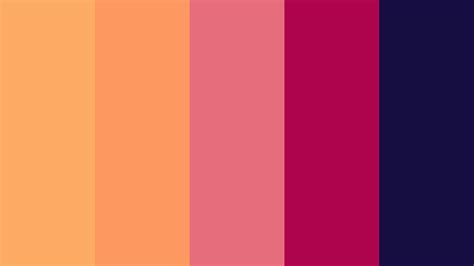 Atomic Tangerine Atomic Tangerine Sunglo Lipstick Violet Color Scheme Icolorpalette