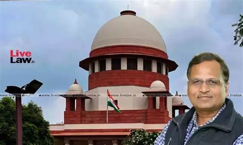 Supreme Court Adjourns Bail Hearing Of Aap Leader Satyendar Jain In