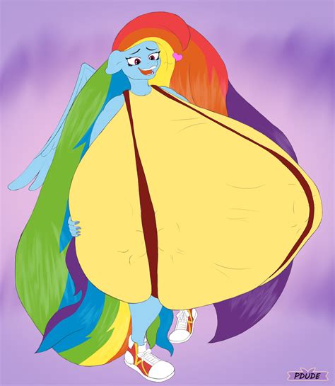 2798155 Suggestive Alternate Version Artistpdude Rainbow Dash Pegasus Anthro