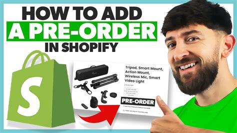 How To Add A Pre Order In Shopify Youtube