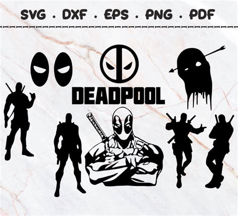 Deadpool Stencil Svg