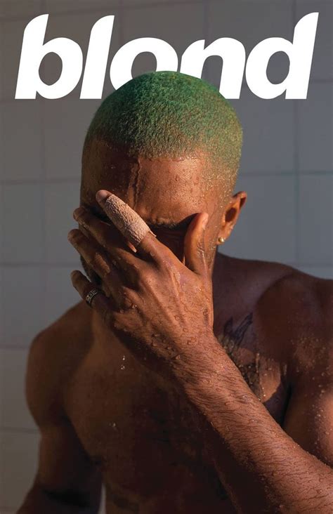 Frank Ocean Poster Blond Album Cover Music Poster Color Channel