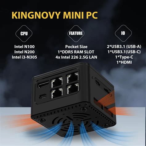 Kingnovypc Upgrade Firewall Micro Appliance Th Gen Alder Lake I N