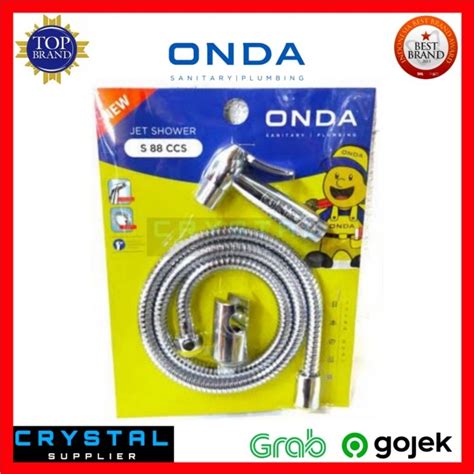 Jual JET SHOWER FLEKSIBEL ONDA CHROME S 88 CCS Toilet Bidet Flexible