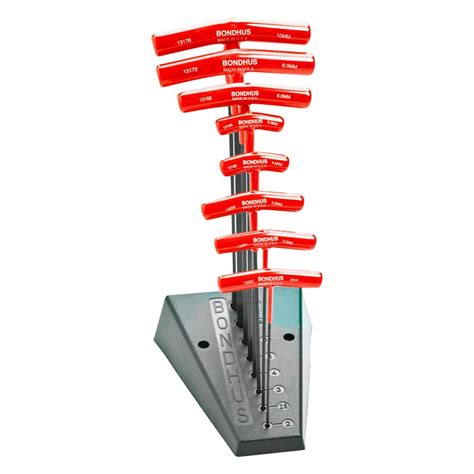 Bondhus 13189 ProGuard 8 Piece 2 To 10 Mm Metric Single Tip Dipped