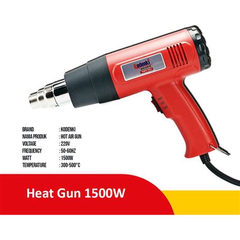 Jual Kodenki HAG101 Mesin Pemanas Heat Gun Hot Gun 1500 Watt Hotgun