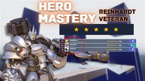 Overwatch Hero Mastery Reinhardt Veteran PERFECT Score YouTube