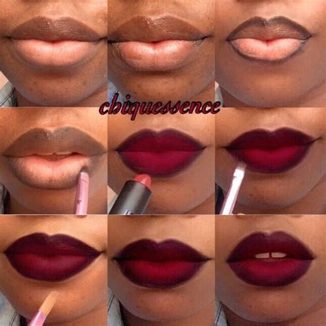 Look 2 Lip In 2020 Dark Skin Makeup Red Lips Makeup Look Colors For Dark Skin