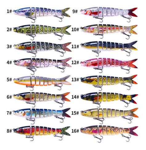 Cebo Artificial Pike Wobblers De 16 Piezas Para Pesca MercadoLibre