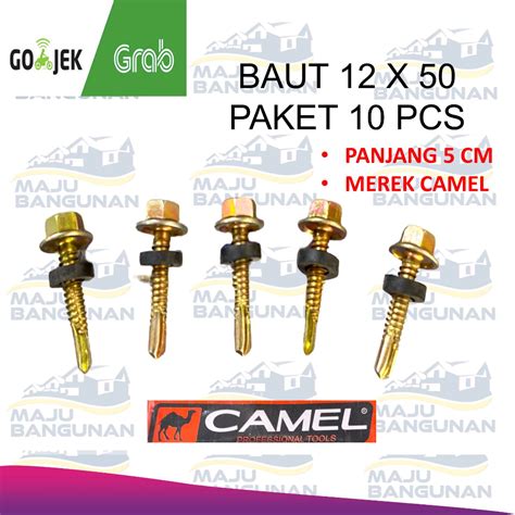 Jual Baut Roofing X Mata Baut Ruping Baja Ringan Sekrup