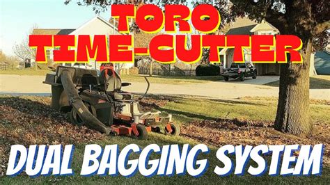 Toro Time Cutter Bagging System Unboxing Timecutter Dual Leafgrass