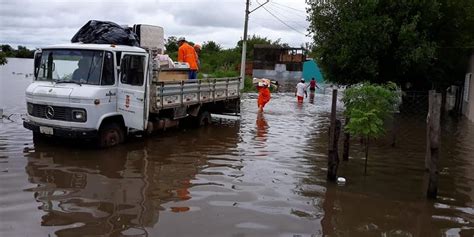 Temporal Atinge Cidades Do Rio Grande Do Sul Previsão é De Mais Chuva