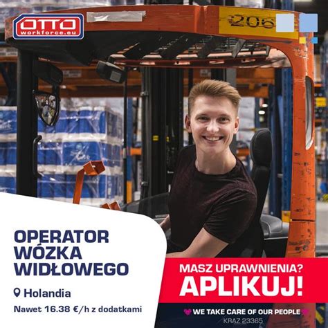 Operator wózka widłowego 250 EURO BONUS NL Kamienskie info