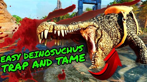 Deinosuchus Easy Trap Guide Easily Tame Deinosuchus In Ark Survival