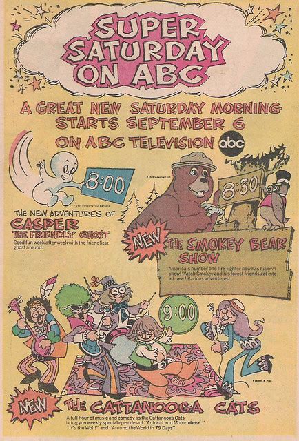 Abc Saturday Morning Cartoons Ad 1969 A Photo On Flickriver