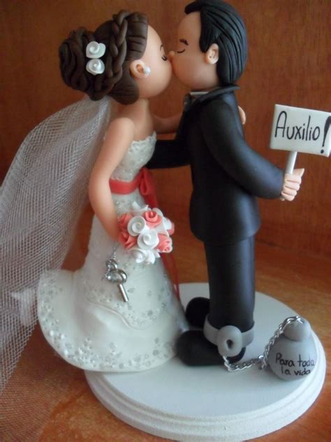 Novios Figuras Pastel De Boda Cake Toppers Personalizados