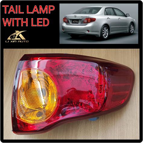 TOYOTA ALTIS ZZE142 2008 TAIL LAMP WITH LED LIGHT TAIL LIGHT Shopee