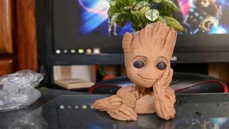 IMPRESIÓN MACETA 3D GROOT YouTube