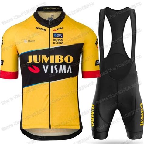 Vêtements de cyclisme Jumbo Visma 2023 Trilogy Tour France Italie Espag