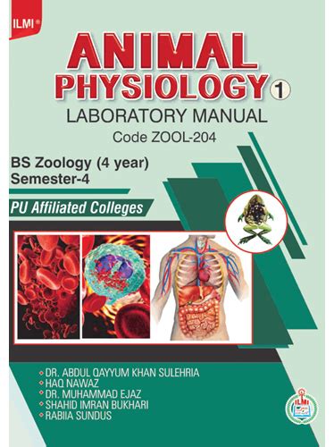 Animal Physiology Laboratory Manual Code Zool 204 For Bs Zoology 4