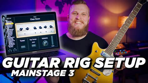 Guitar Rig Setup In Mainstage 3 Amps And Pedalboard Youtube