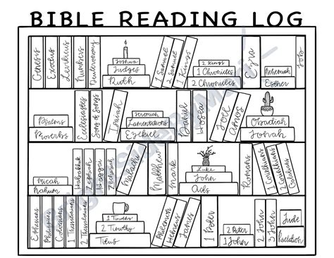 Bible Bookcase Printable