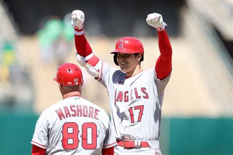 【mlb】大谷翔平、藤浪晋太郎からフェン直適時打 あと50cmで満弾今季初打点にガッツポーズ 野球・mlbの総合コラムサイト