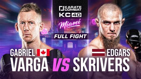 FULL FIGHT Gabriel Varga Vs Egars Skrivers KC40 YouTube