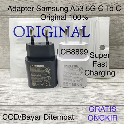 Jual Adapter Samsung A33 A53 A73 M23 M33 5G Original 100 C To C Super