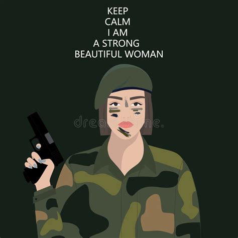 Beautiful Woman Army Gun Stock Illustrations 81 Beautiful Woman Army Gun Stock Illustrations