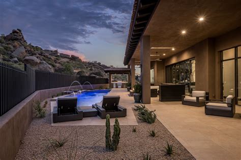 Pinnacle Canyon Contemporary Southwestern Exterior Phoenix By