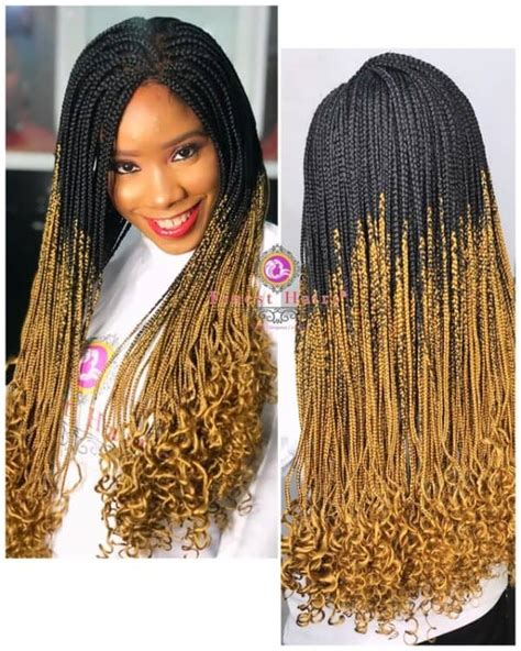 Box Braids Curly Tips Finest Hairs And Accessories