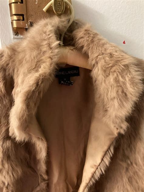 Flash Sale Adrienne Landau Rabbit Fur Vest Sz M EBay