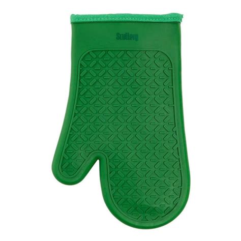 Scullery Kolori Oven Glove Green Big W