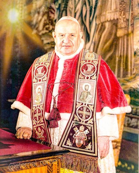 Pope John Xxiii At The Vatican On July Catholic Popes Pope